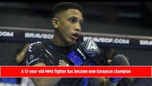 A 13-year-old MMA fighter has become new European champion