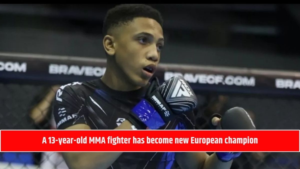 A 13-year-old MMA fighter has become new European champion