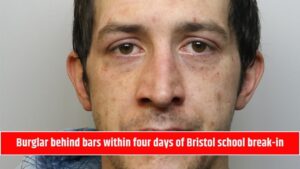 Burglar behind bars within four days of Bristol school break-in