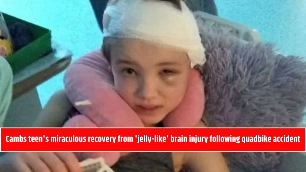 Cambs teen's miraculous recovery from 'jelly-like' brain injury following quadbike accident