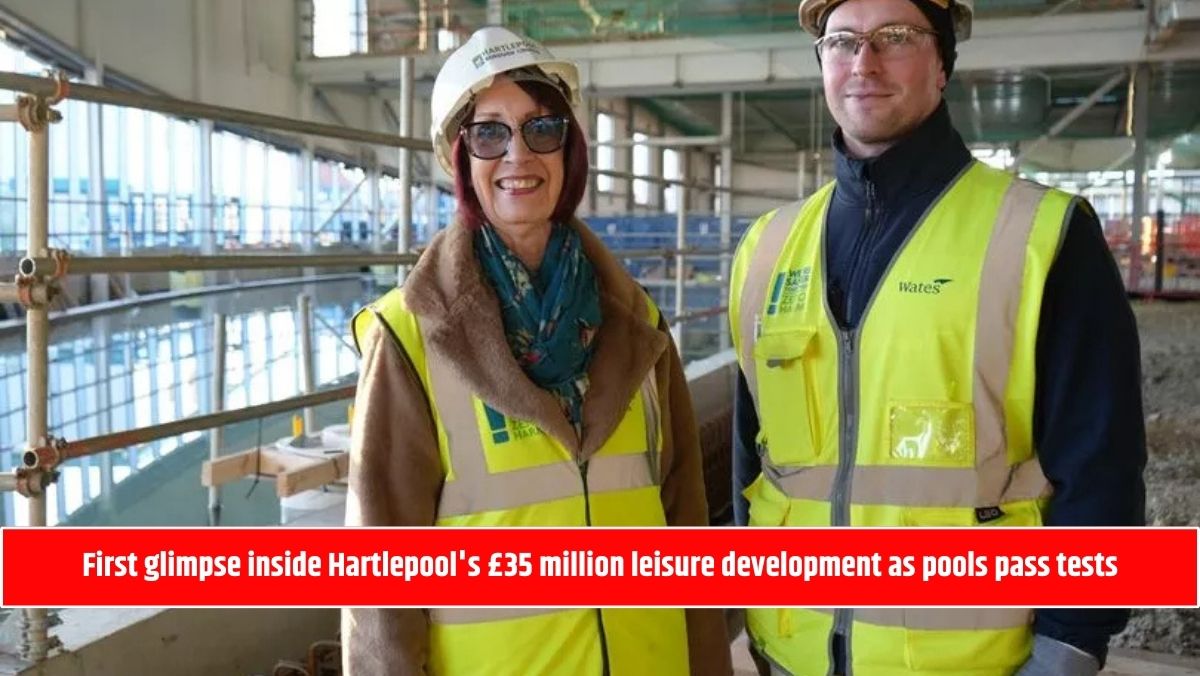 First glimpse inside Hartlepool's £35 million leisure development as pools pass tests