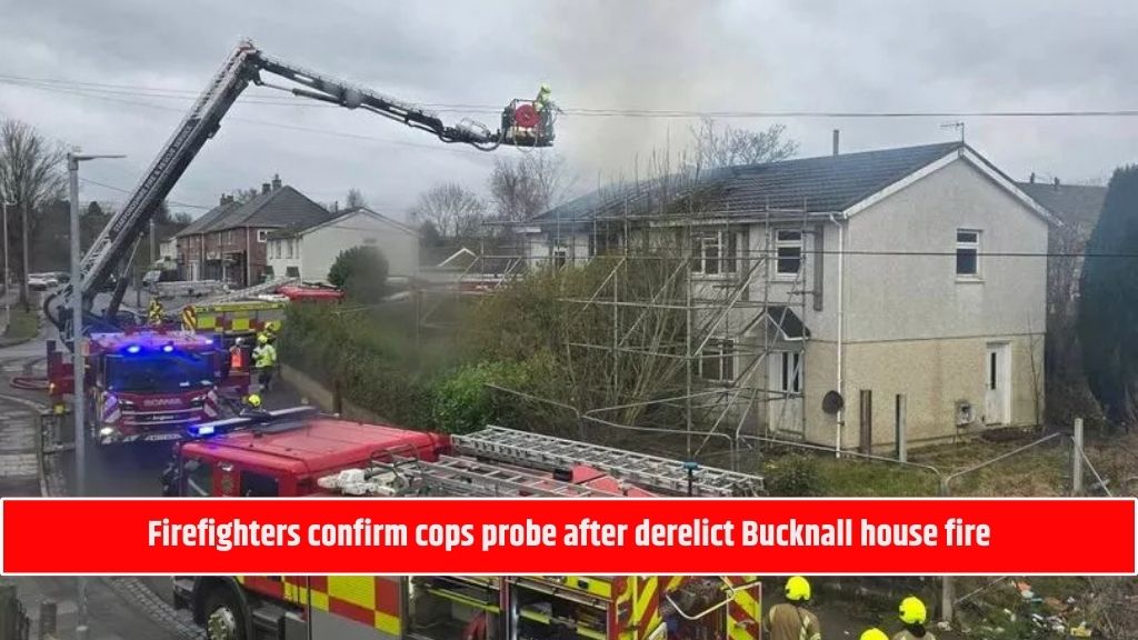 Firefighters confirm cops probe after derelict Bucknall house fire