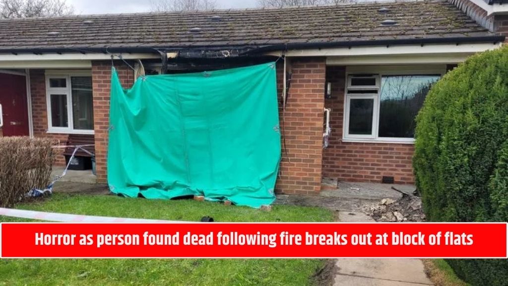 Horror as person found dead following fire breaks out at block of flats