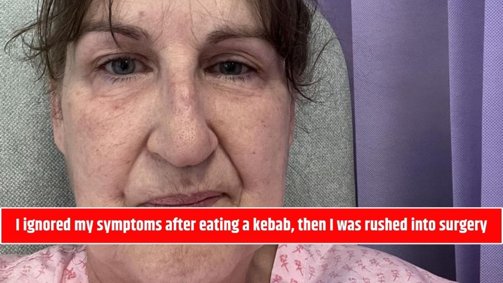 I ignored my symptoms after eating a kebab, then I was rushed into surgery