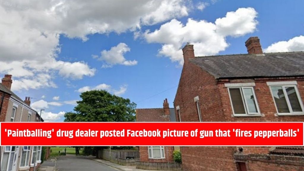 'Paintballing' drug dealer posted Facebook picture of gun that 'fires pepperballs'