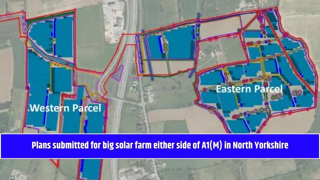 Plans submitted for big solar farm either side of A1(M) in North Yorkshire