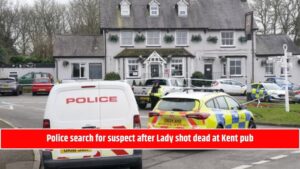 Police search for suspect after Lady shot dead at Kent pub