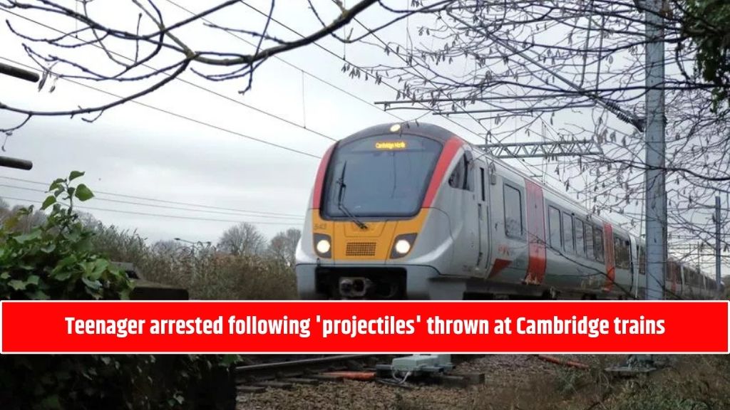 Teenager arrested following 'projectiles' thrown at Cambridge trains