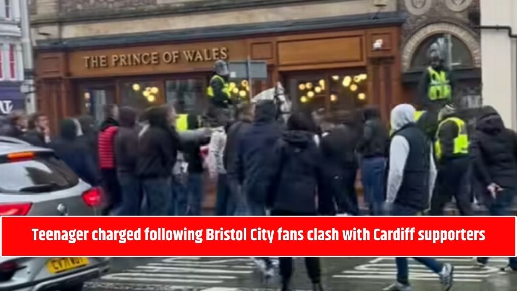 Teenager charged following Bristol City fans clash with Cardiff supporters