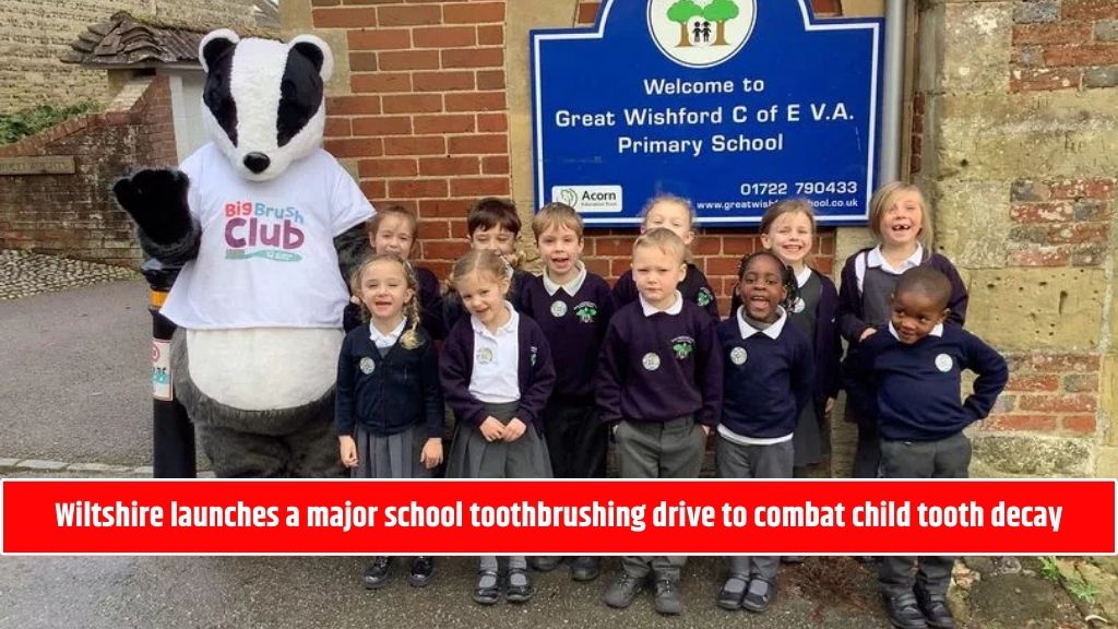 Wiltshire launches a major school toothbrushing drive to combat child tooth decay